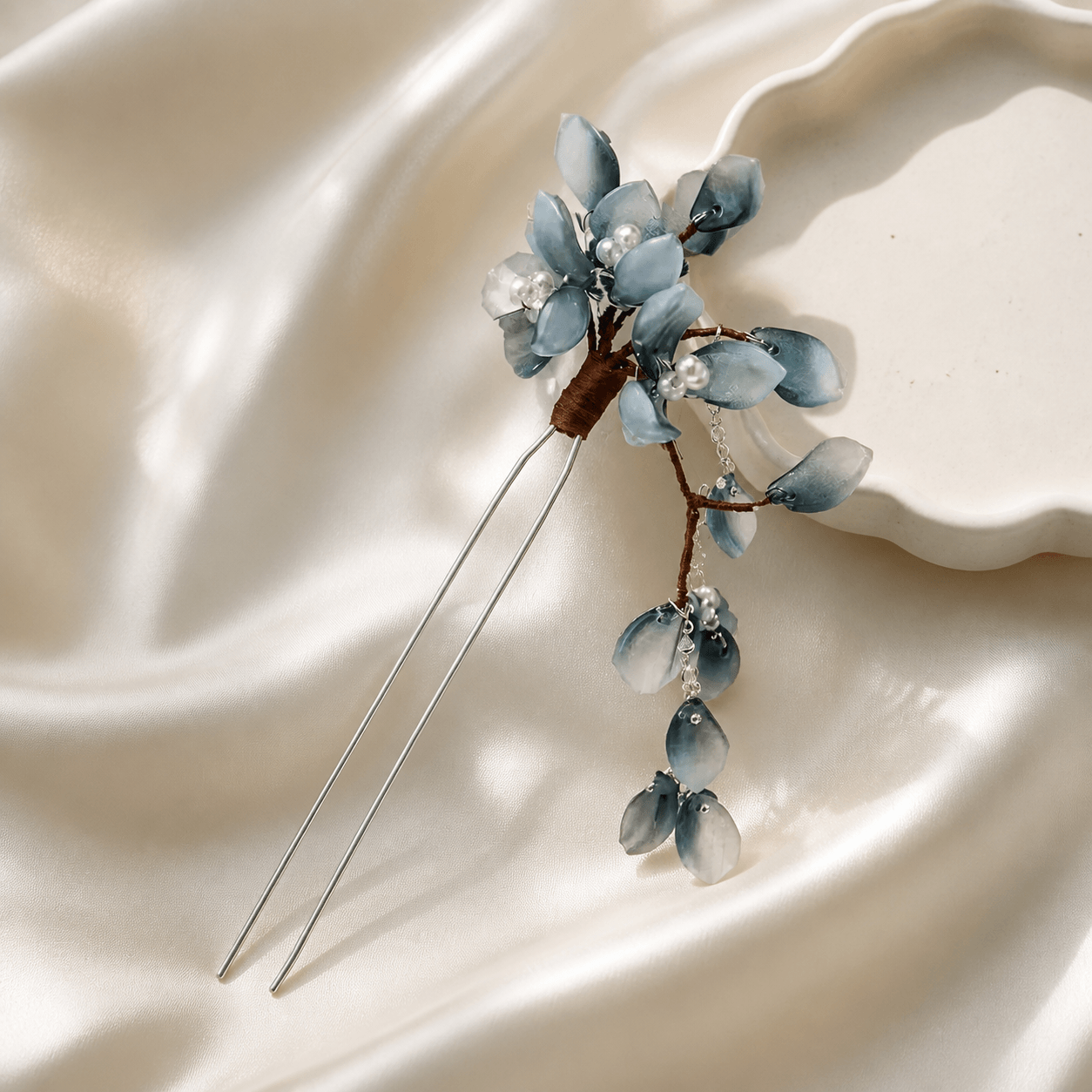 Magnolia and Pearl French Hairpin