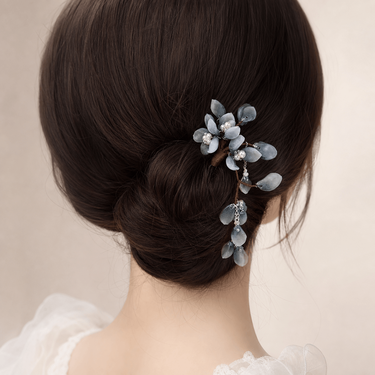 Magnolia and Pearl French Hairpin