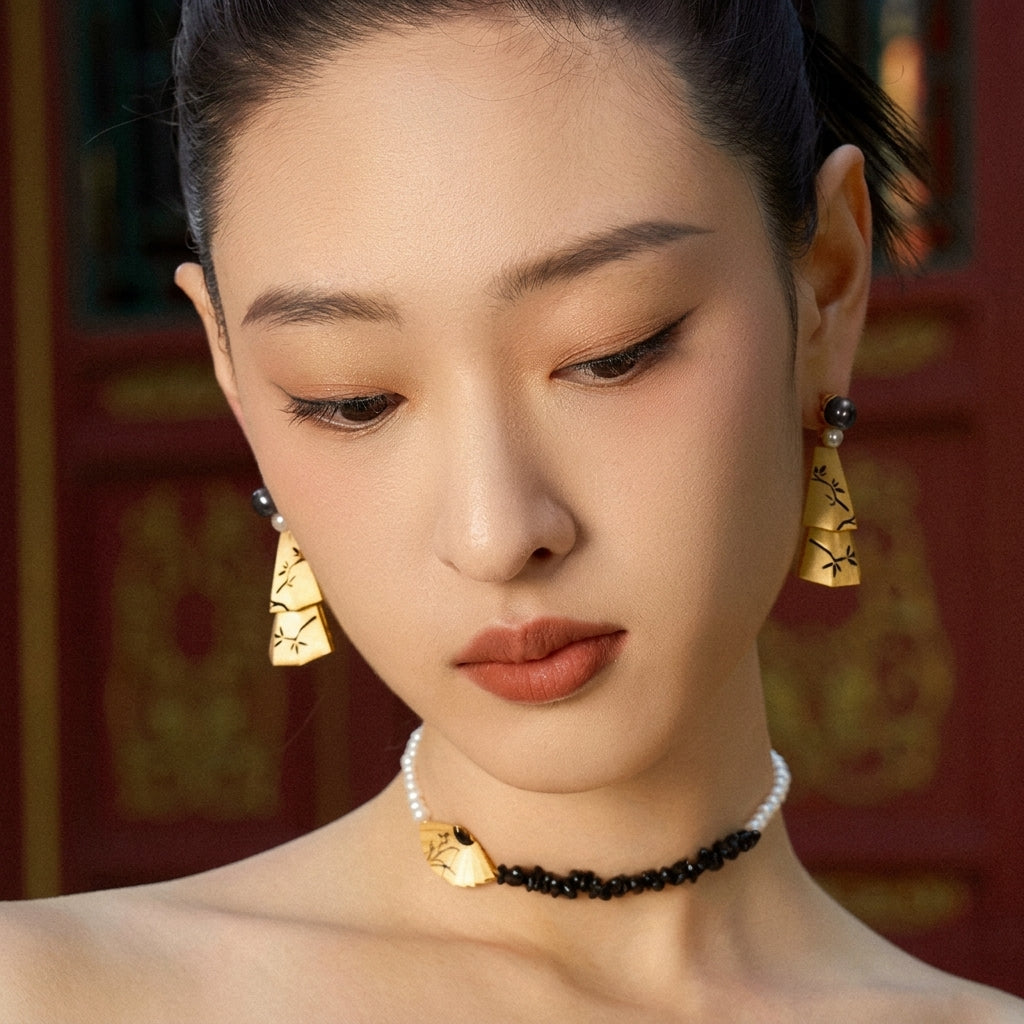 Wind Chime Stud Earrings