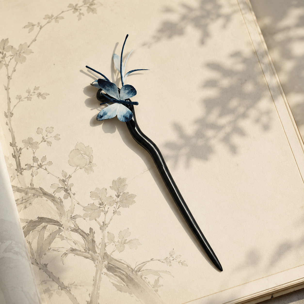 Velvet Flower Hairpin