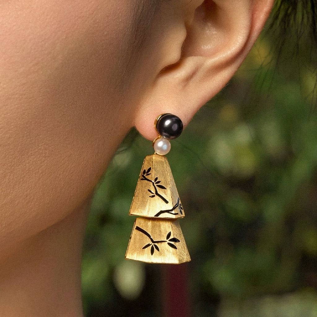 Wind Chime Stud Earrings