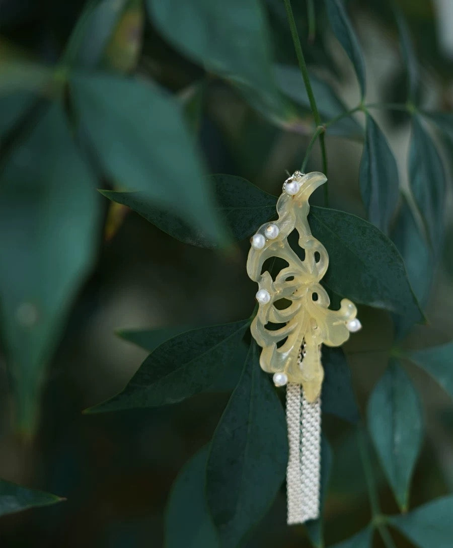 Winter Flower Earrings