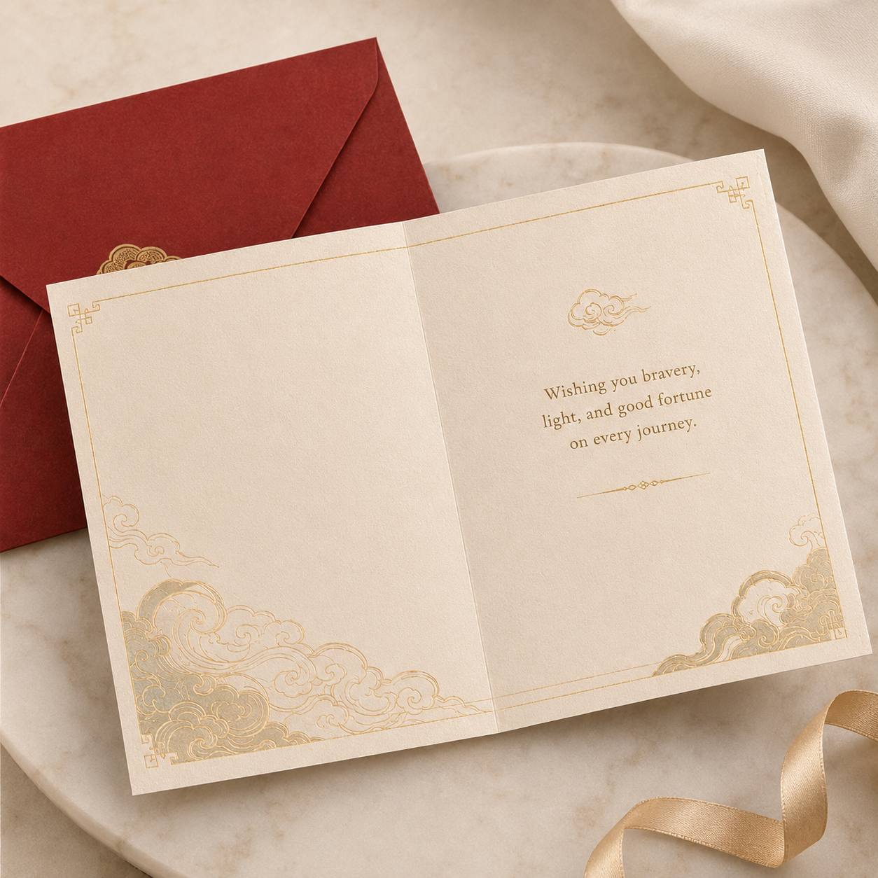 Sun Wukong Courage Guardian Greeting Card