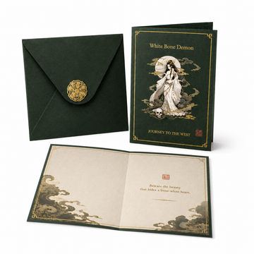 White Bone Demon Mystic Greeting Card