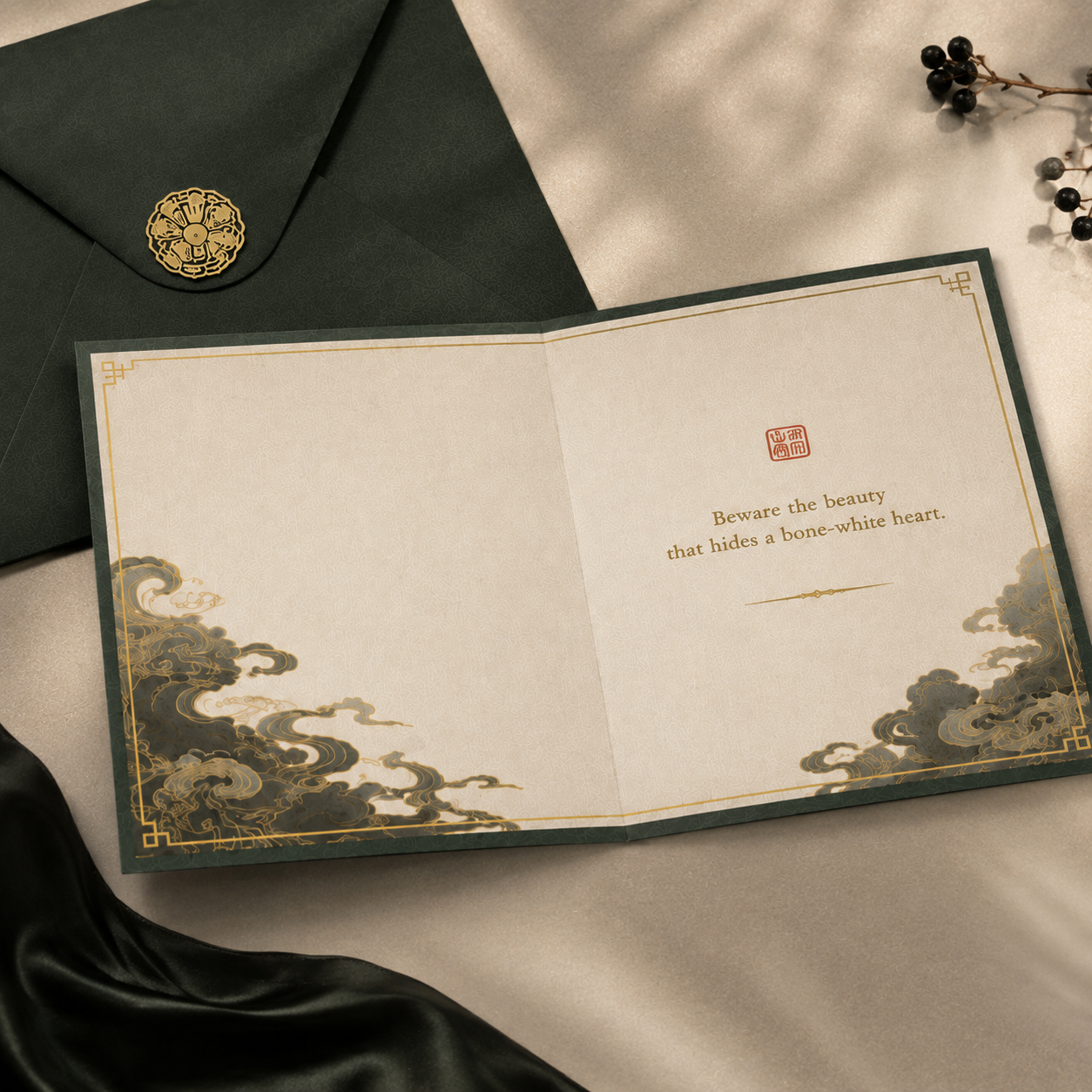 White Bone Demon Mystic Greeting Card