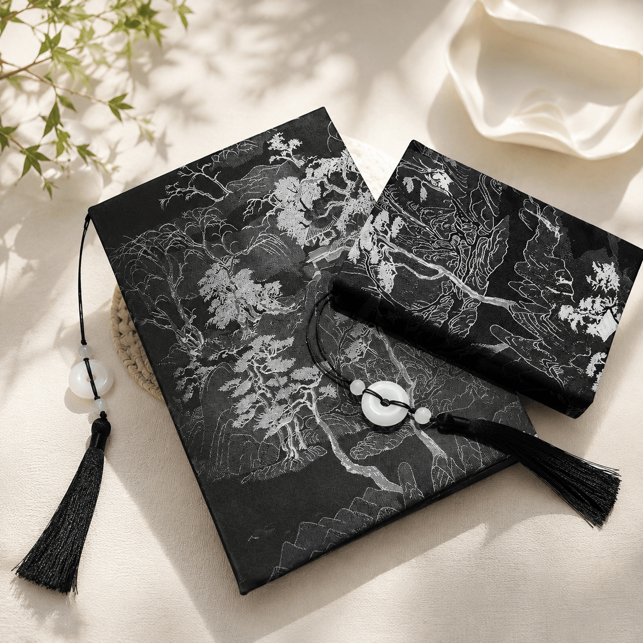 Silk Brocade Book Sleeve