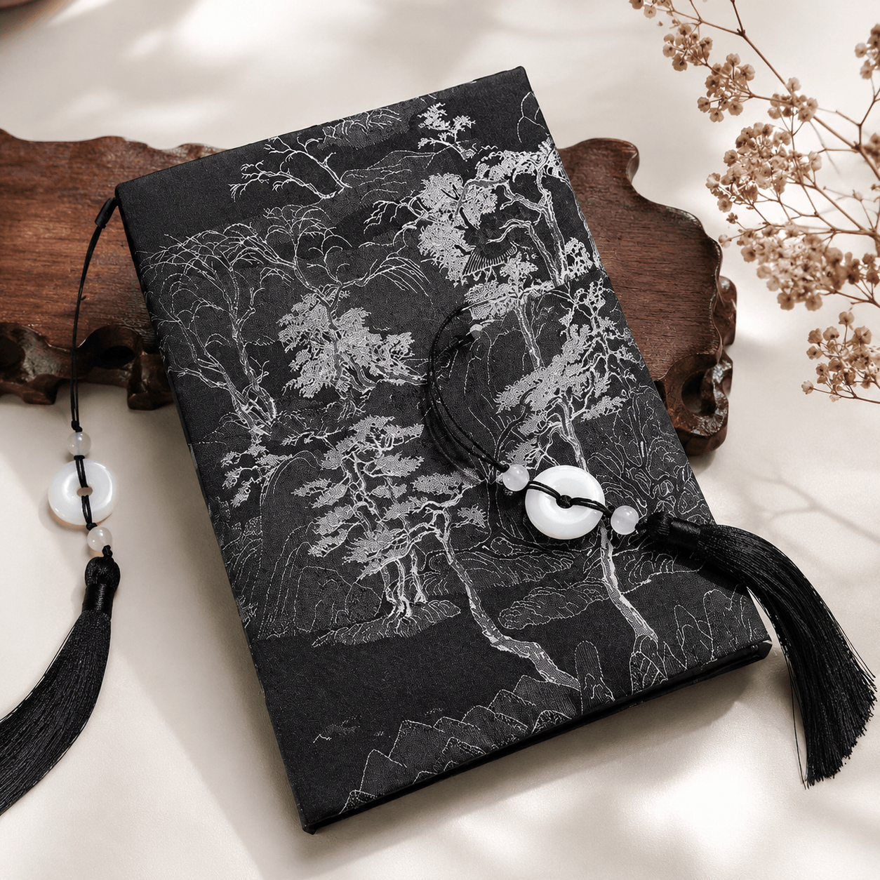 Silk Brocade Book Sleeve