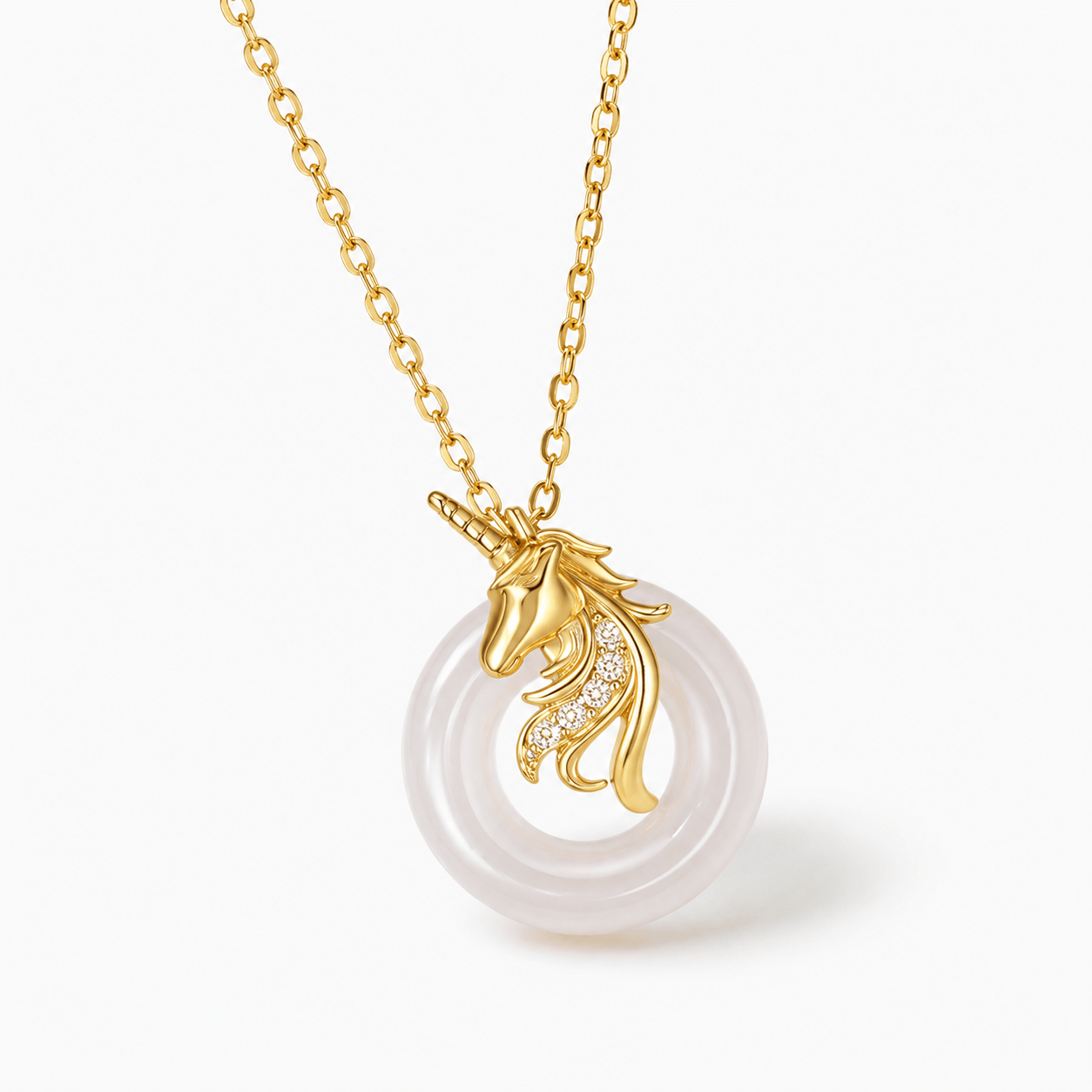 Jade Guardian Pendant Necklace