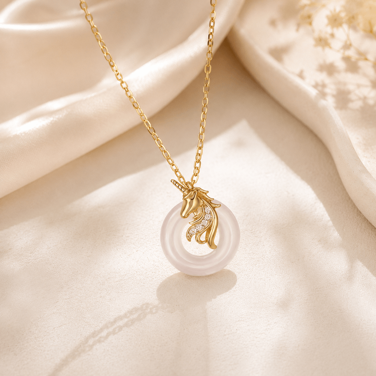 Jade Guardian Pendant Necklace