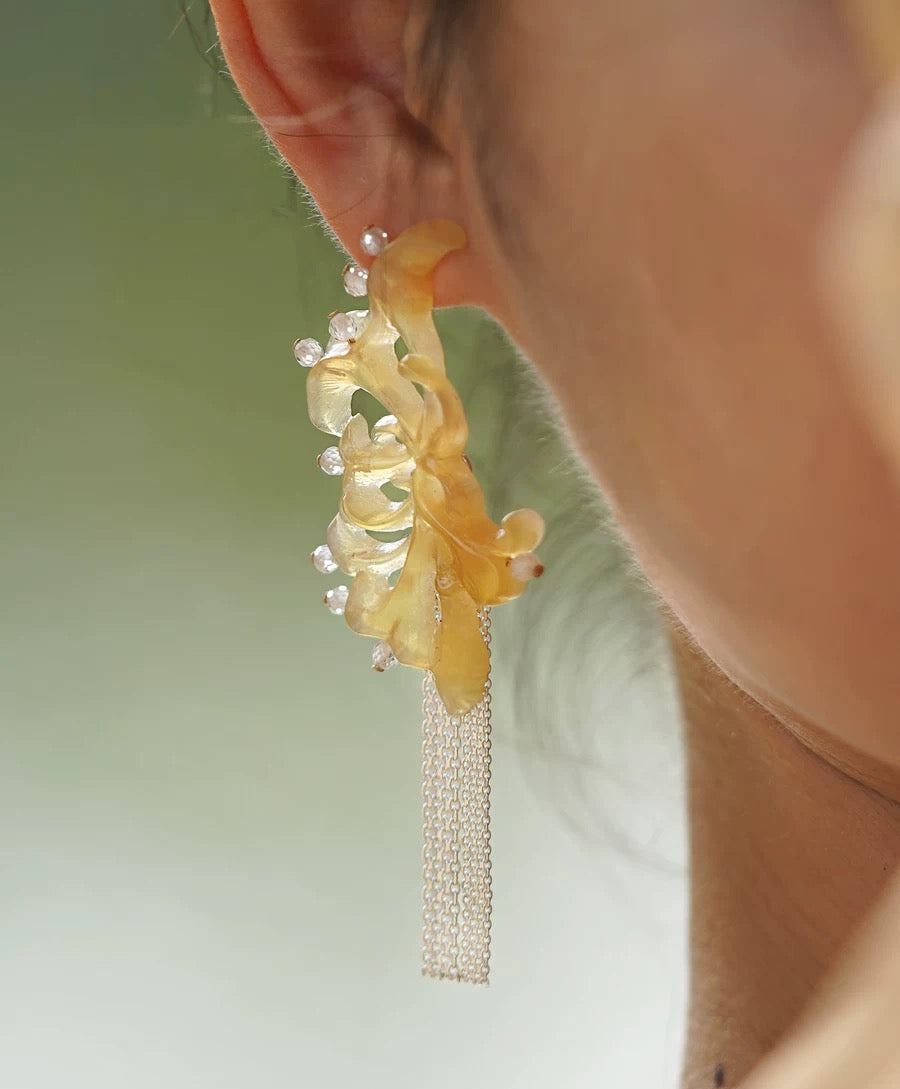 Winter Flower Earrings